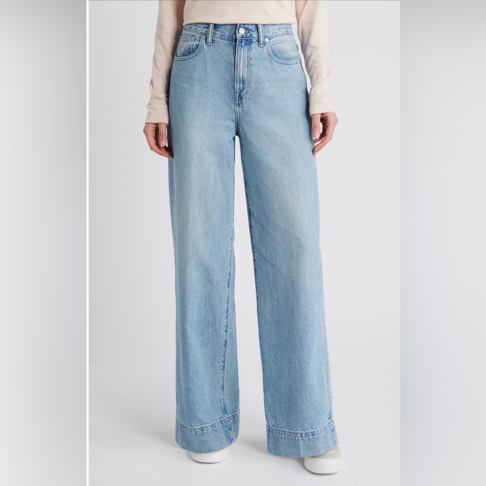 Madewell Light Blue Wide-Leg Women's Jeans